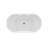 59" x 31.5" Freestanding Soaking Acrylic Bathtub-72112209