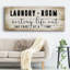 «Laundry Room On Canvas», art textuel-1711195049