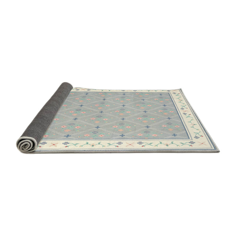 Geometric Indoor Rug, Round 7'0" x 7'0"