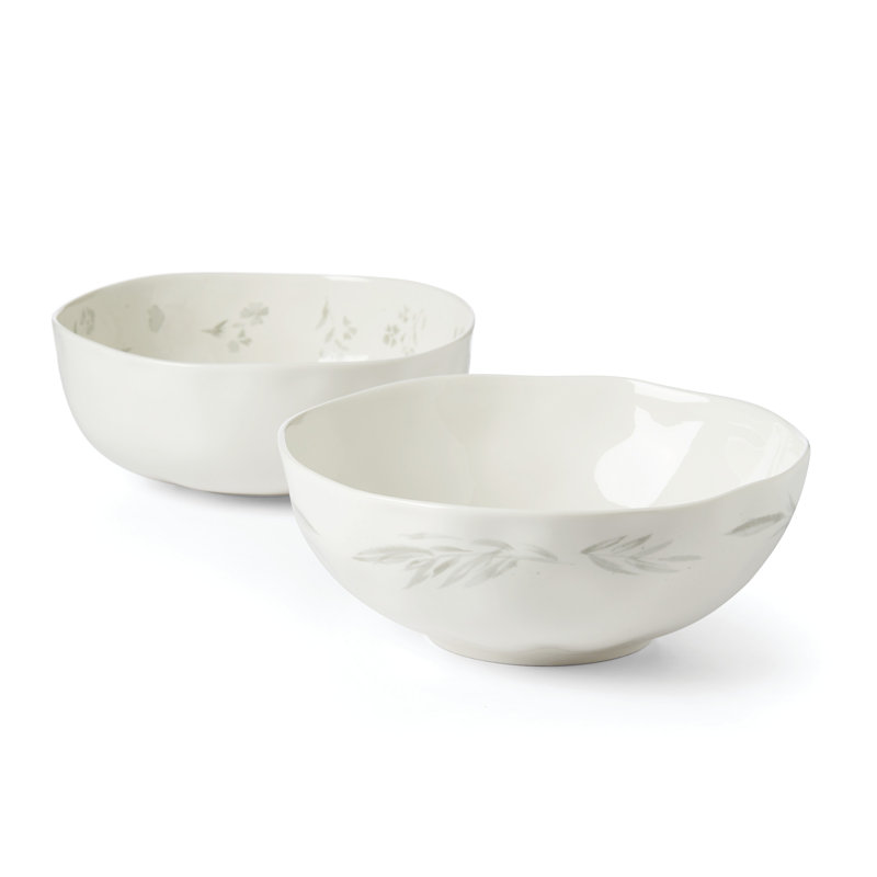 Oyster Bay 2Pc Nesting Serving Bowls