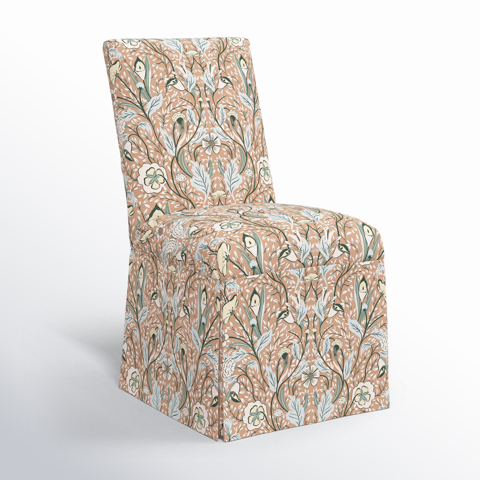 Silvia Parsons Dining Chair, Morris Botanical Peach