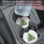 Sous-verre rond en pierre pour porte-gobelet Peppermint Tree