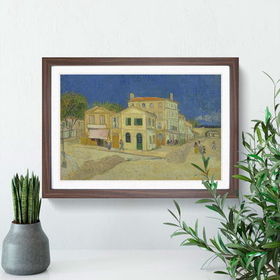 The Yellow House by Vincent Van Gogh - Picture Frame Painting