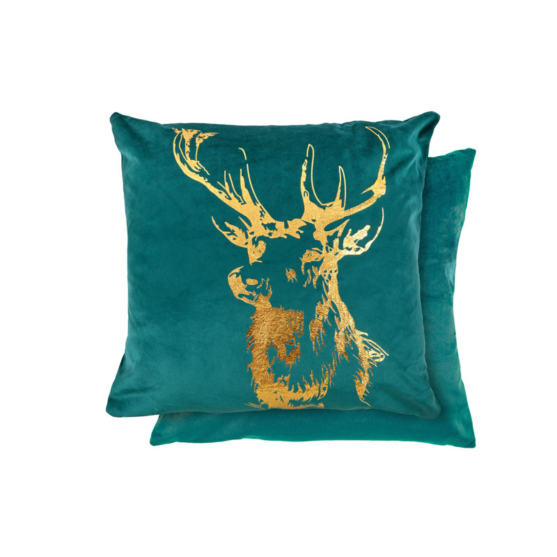 Olgie Square Cushion, Green