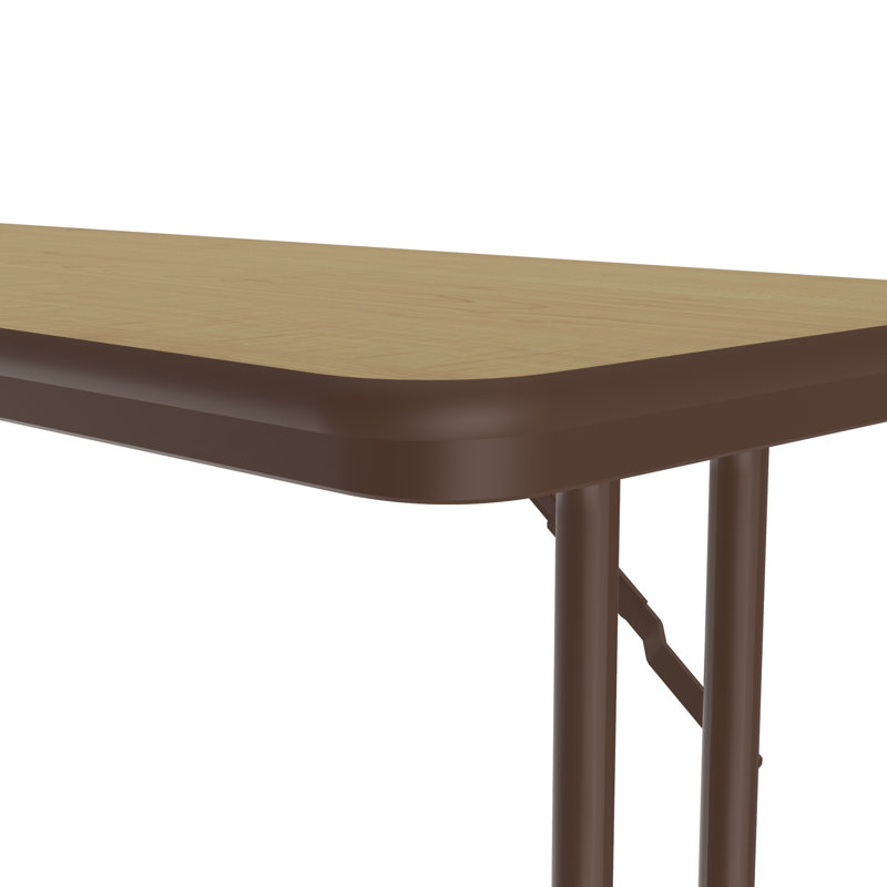 Rectangle 2 Person Training Table, 29" H x 96" L x 18" W, Fusion Maple