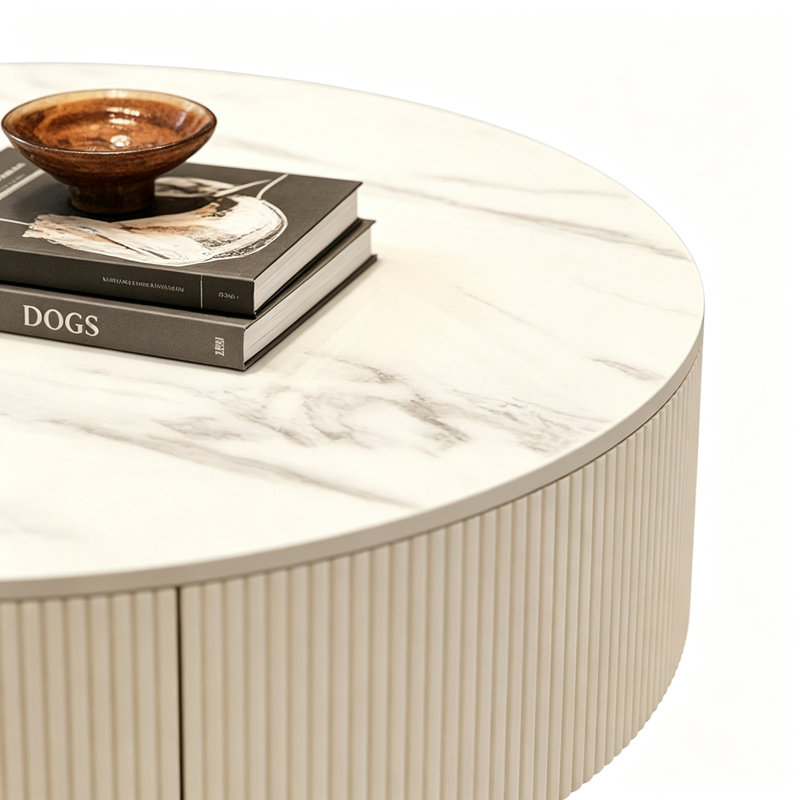 Table basse Modern, White/Gray