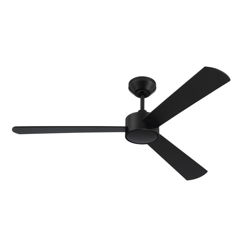 Provision 52" Indoor/Outdoor Ceiling Fan No Wifi, Matte Black