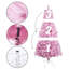 Arbre de Noël rose - l'option de décoration rehausse toute fête avec style-1040392508