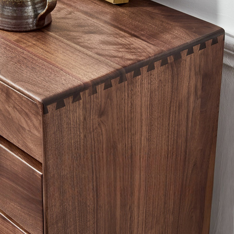 Simple Solid Wood Porch Cabinet