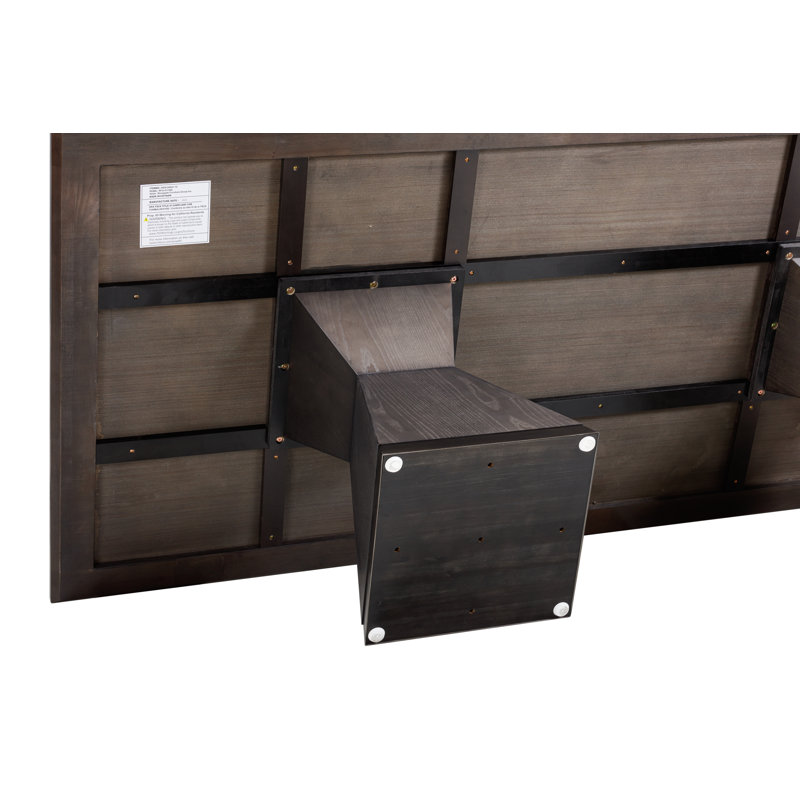 Nolan Black Wood Rectangular Dining Table for Ten