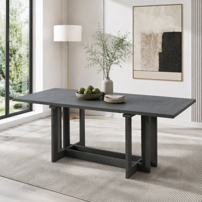 82" Extendable Trestle Dining Table