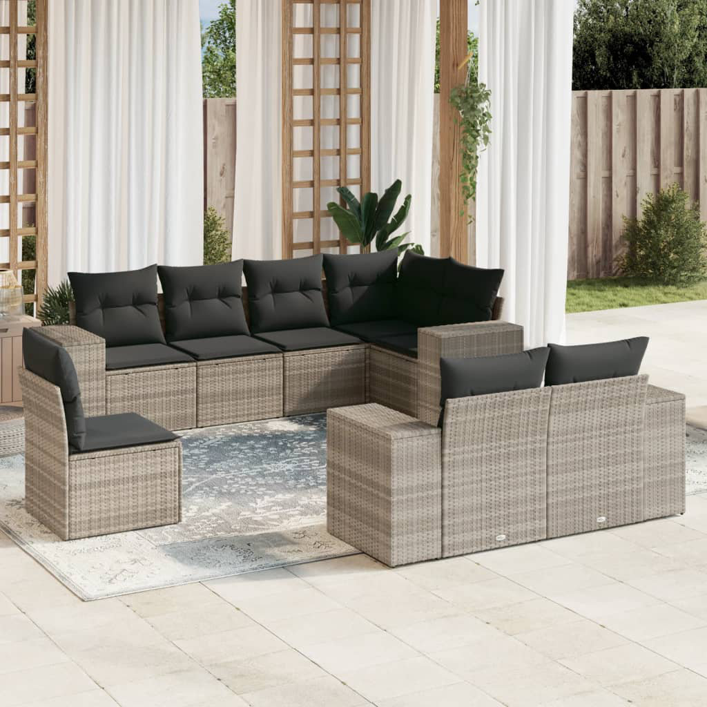 Gartensofa mit Kissen