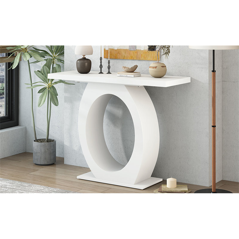 Console élégante et moderne Mirod, Beige