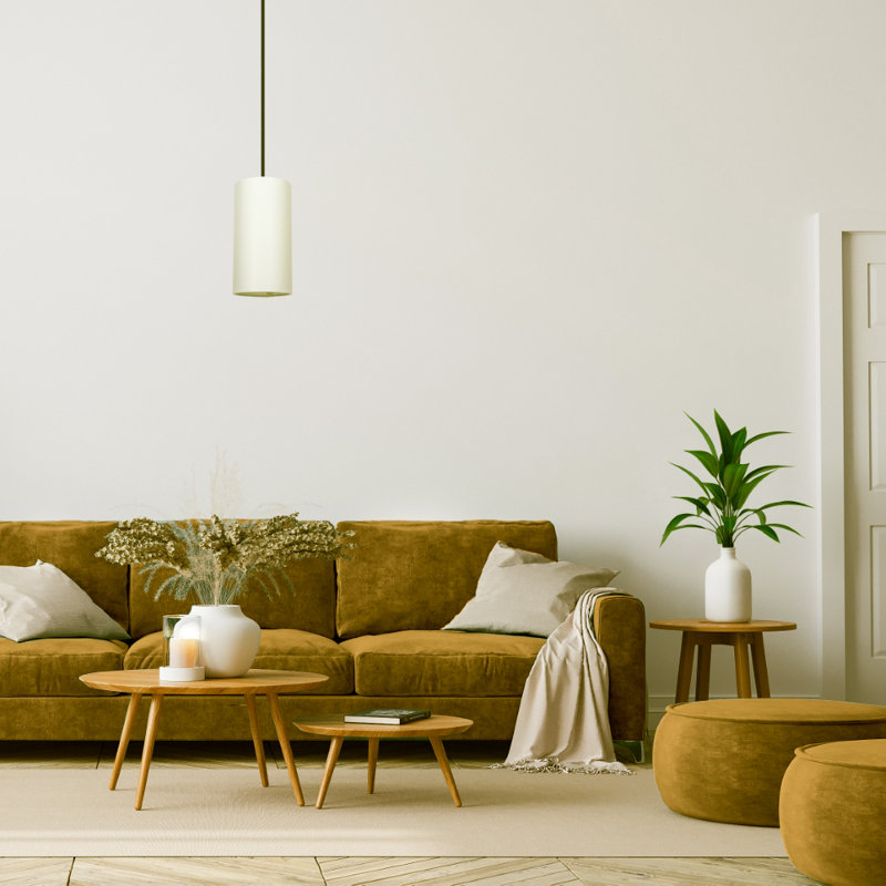 Contemporary and Stylish Linen Fabric Lamp Shade, Cream