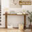 Brigida Solid Wood Console Table With Fluted Legs-88832377