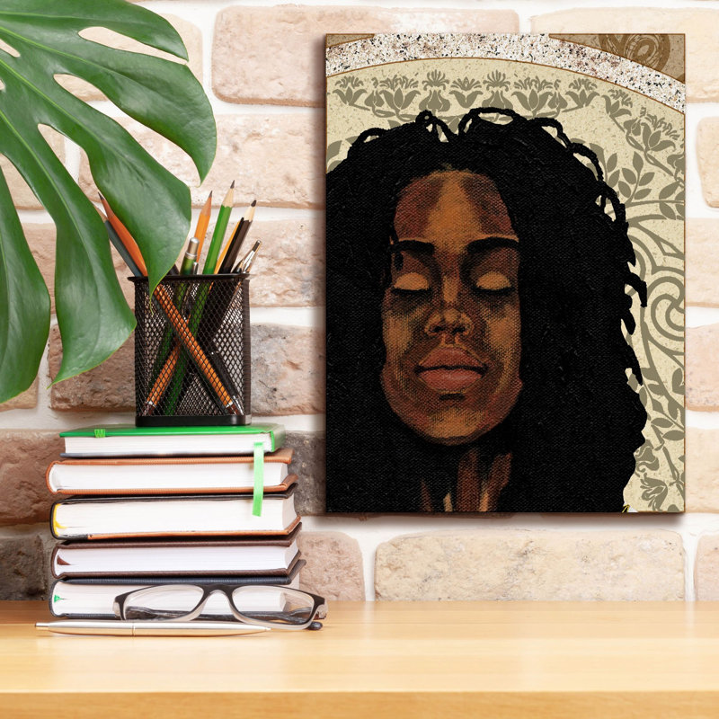 Toile épique Graffiti «Expressions 1» par Alonzo Saunders, 12 po x 16 po