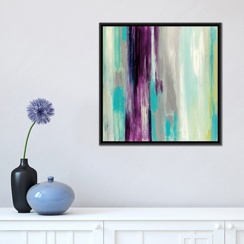 « firefall » par wani pasion, reproduction d’art sur toile, H 18 po x l 18 po x P 1,5 po, Toile avec cadre noir, Pas de tapis