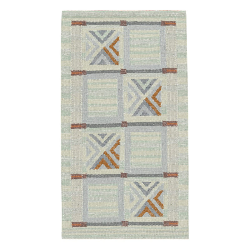 Scandinavian Wool Geometric Area Rug, Rectangle 10' x 14'