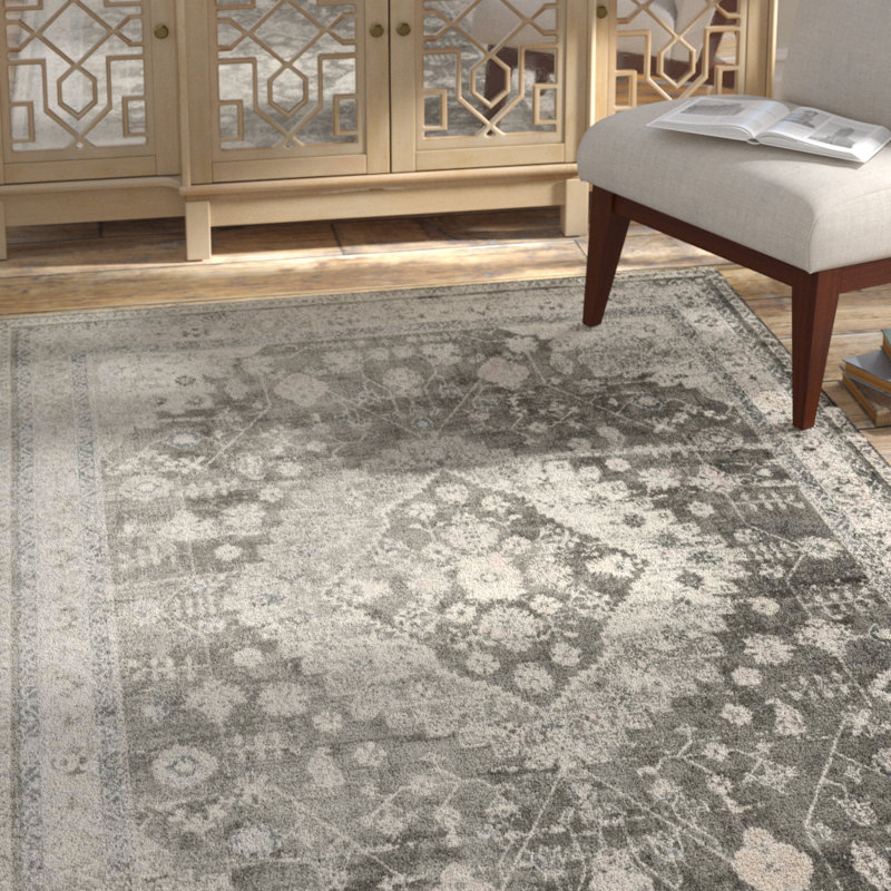 Donald Viscose Oriental Indoor Rug, Rectangle 5' x 7'6"