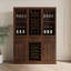 Buffet de bar à vin brun modulaire de couleur noyer 24 boards Buffets-50977128