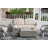 Elementi Home Colorado 18" Square Concrete Side Table for Indoor and Outdoor Use-88958107