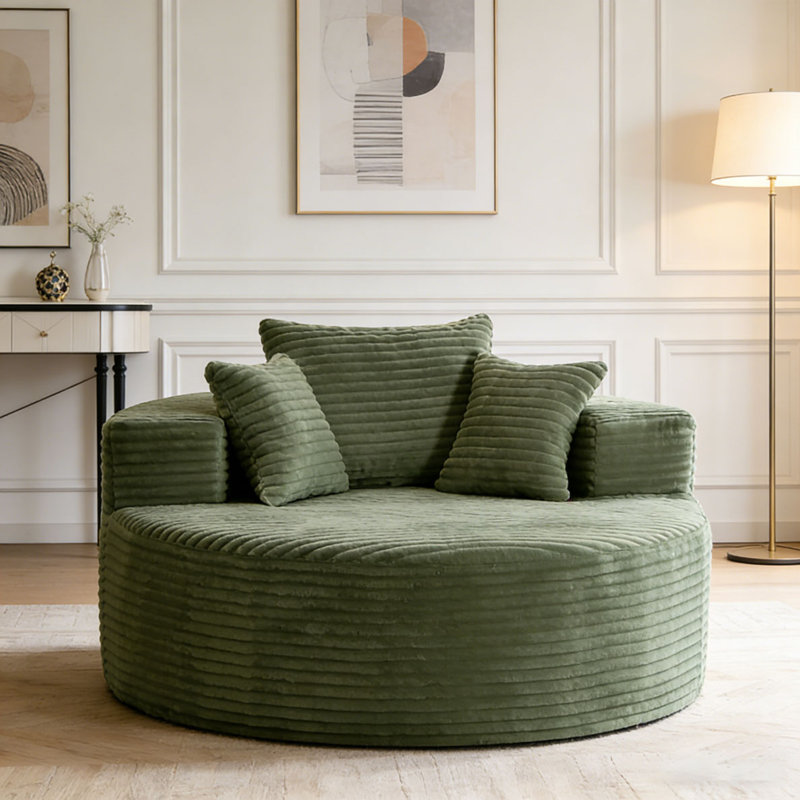 Fauteuil d'appoint 55 po, Vert