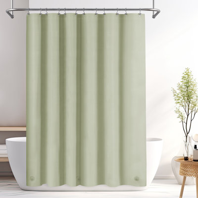 Doublure de rideau de douche imperméable légère en PEVA