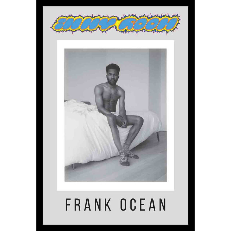 Frank Ocean In My Room, reproduction d'art sur affiche encadrée