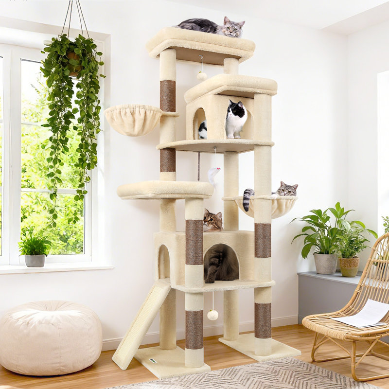 78cm H Cat Tree, Beige