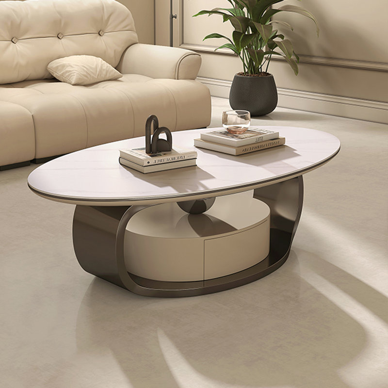 Coffee Table, Gray, 16.53" H x 55.12" W x 27.56" D