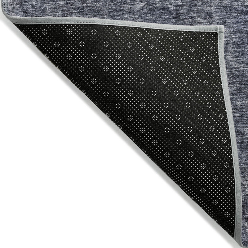 Tapis bleu intérieur / extérieur lavable à la machine Cinead ACN1656, Rectangle 10 pi x 14 pi
