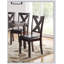 Ensemble de salle à manger moderne 6 pièces avec table, 4 chaises et banc au fini espresso pour une salle à manger élégante et confortable-825719516-825719517