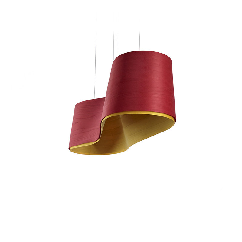 New Wave 2 - Light LED Pendant, Red, 2700K