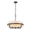 4-Light Dimmable Drum Chandelier