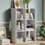 Bibliothèque à 6 cubes, tablette de rangement décorative-1855103215-1855103208