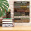 «Cabin Rules On Wood» par Jean Plout, art mural sur toile-1204942241