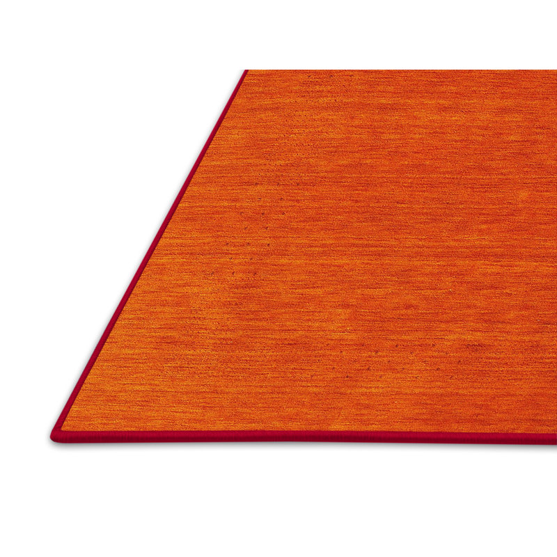 Tapis contemporain rouge, Rectangle 8 pi 0 po x 10 pi 0 po