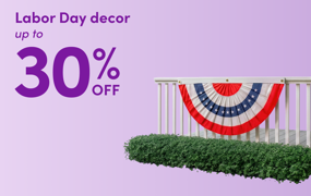 Labor Day decor clearance