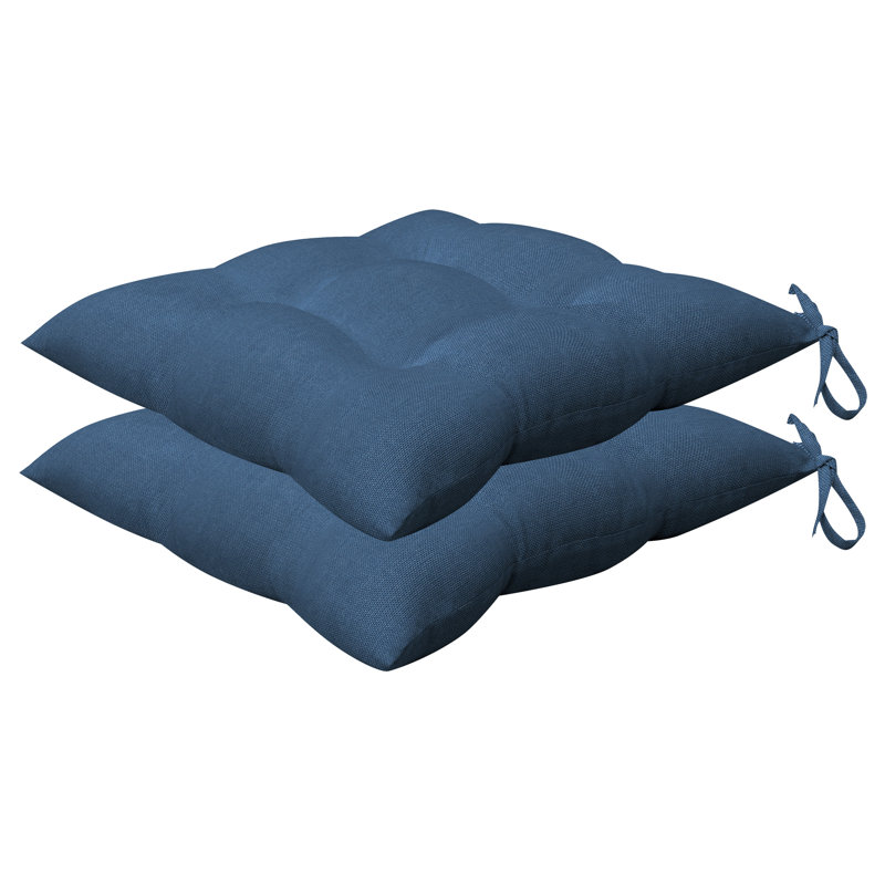 Coussin de siège Meredydd, Bleu acier
