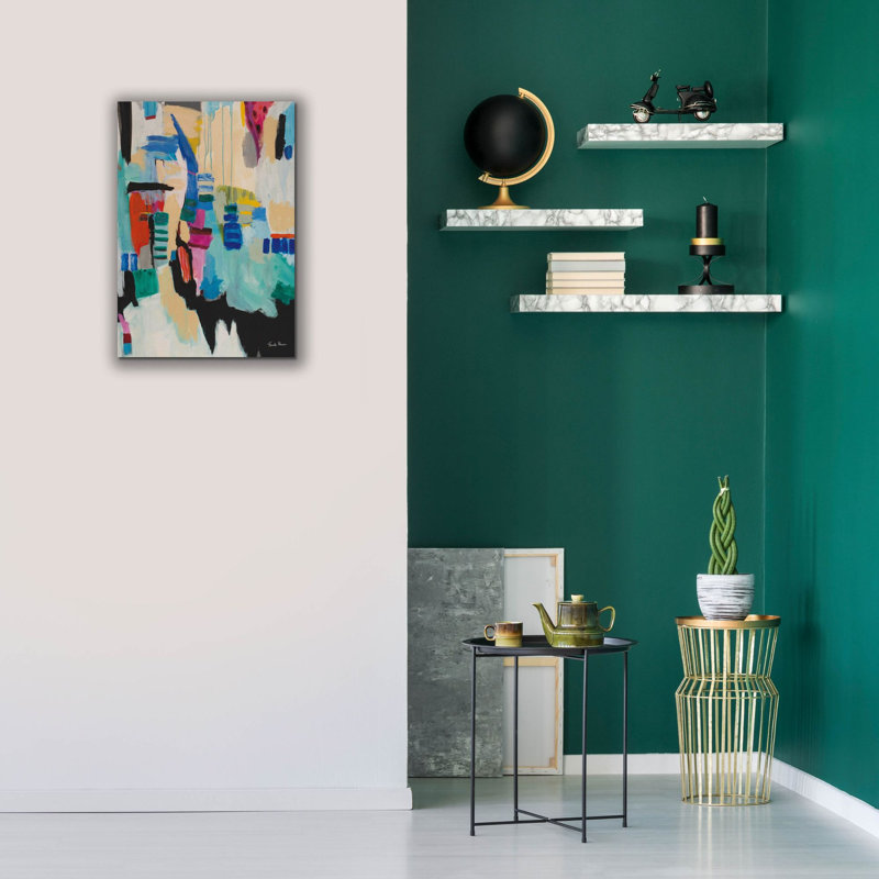  «Time Capsule C» par Farida Zaman, art mural sur toile, 18 po x 26 po, H 26 po x l 18 po