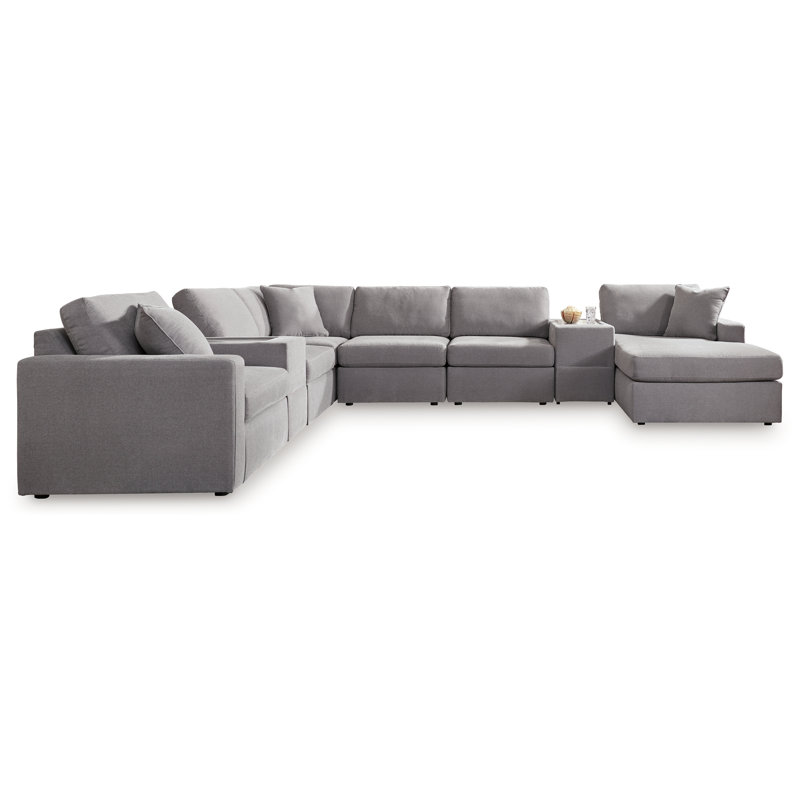 Canapé modulaire 8 pièces avec méridienne Modmax, Orienté à droite