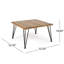Table basse d'extérieur Rustic
