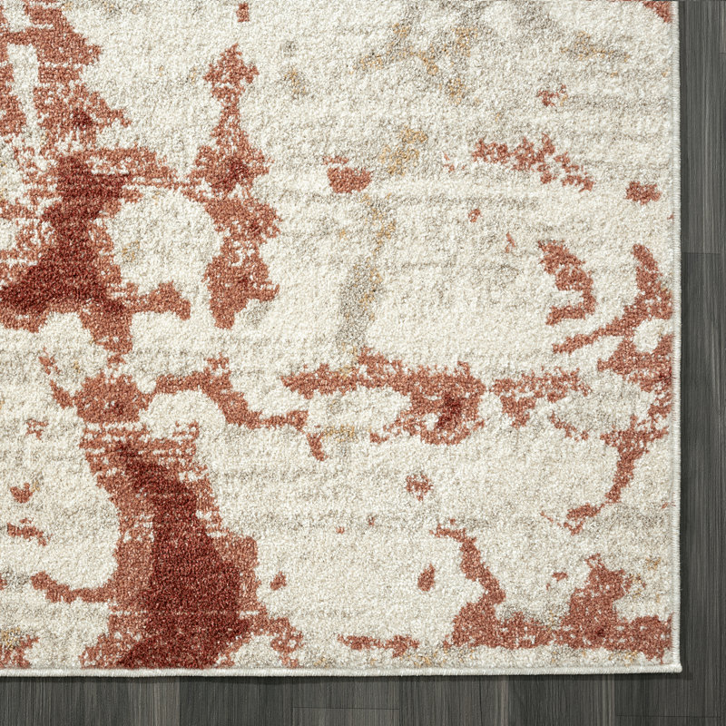 Nedyalka Abstract Indoor Rug, Rectangle 5'3" x 7'6"
