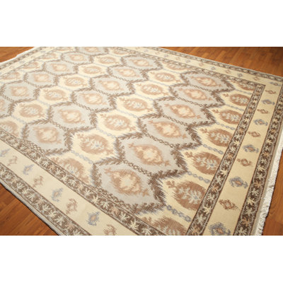 Gorbold Wool Ikat Indoor Rug
