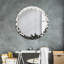 Huldar Glass Flat Wall Mirror