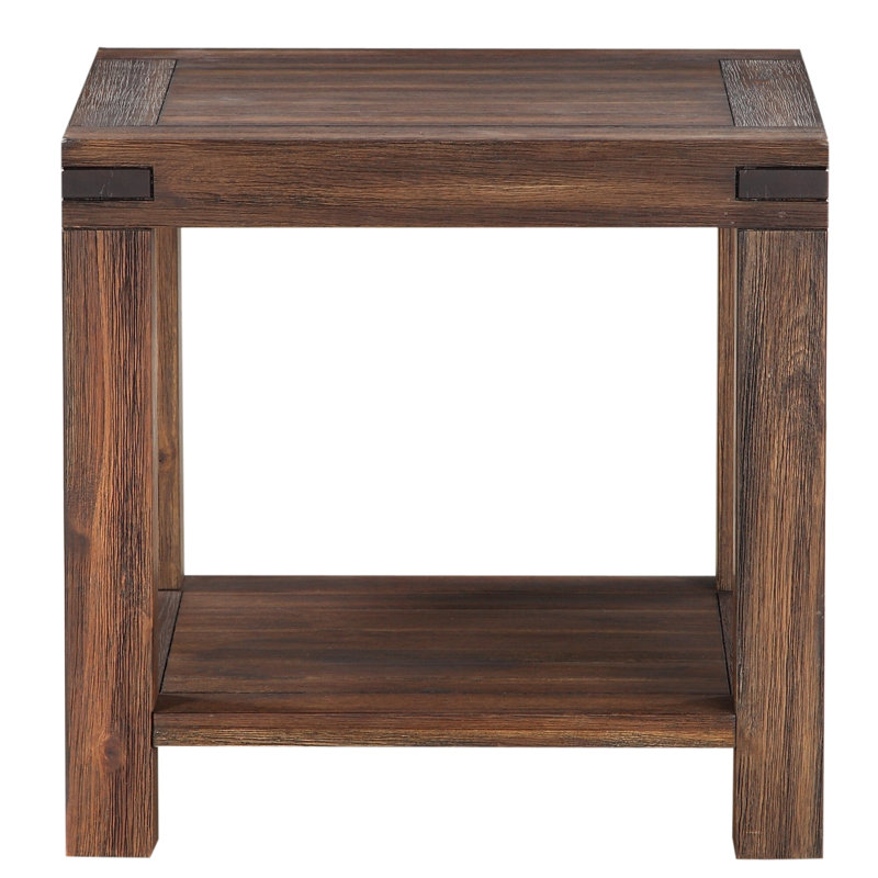 Solid Wood End Table