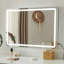 Miroir de plancher rectangulaire en métal Khalaya