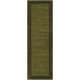 Dolma Handmade Hand Loomed Wool Dark and Hunter Green Rug