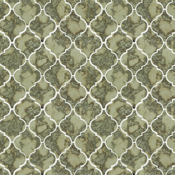 Lantern Antique Mirror Distressed 12-In X 9-In Glass Mosaic Wall Tile(0.75-Sq. Ft/ Piece)