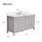Angela 60 In. W X 22 In. D Single Sink Bath Vanity With Engineered Top-367151966